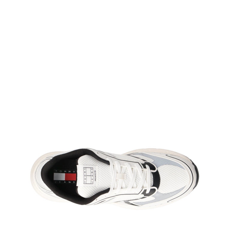 TOMMY HILFIGER JEANS Sneaker uomo bianca/nera