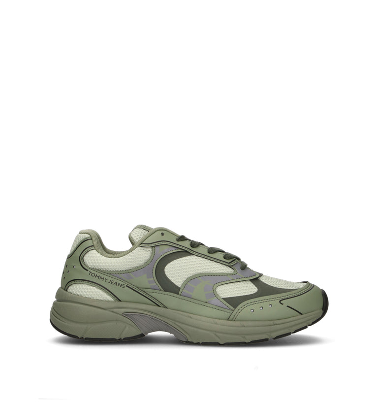 TOMMY HILFIGER JEANS Sneaker uomo verde