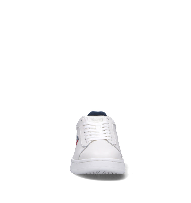 TOMMY HILFIGER JEANS Sneaker uomo bianca in pelle