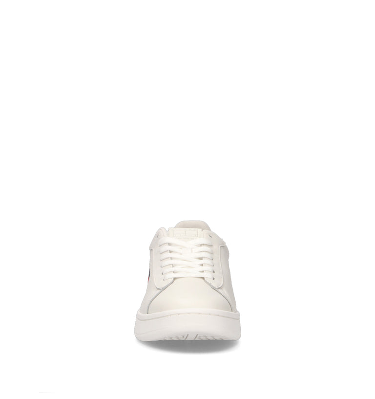 TOMMY HILFIGER JEANS Sneaker uomo bianca in pelle