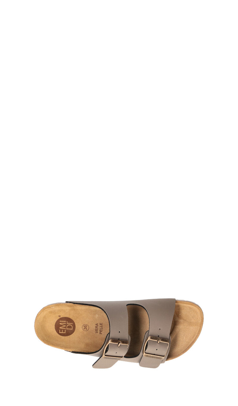 EMIDI' Ciabatta donna taupe