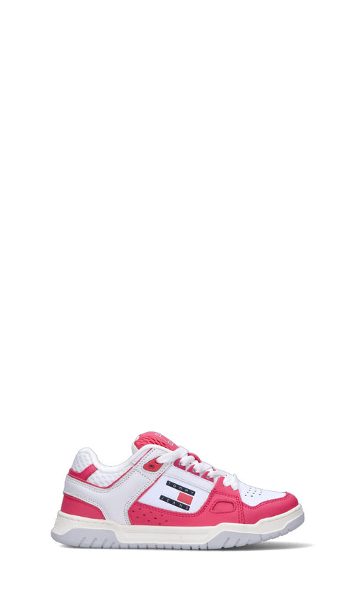 TOMMY HILFIGER JEANS Sneaker donna rosa in pelle