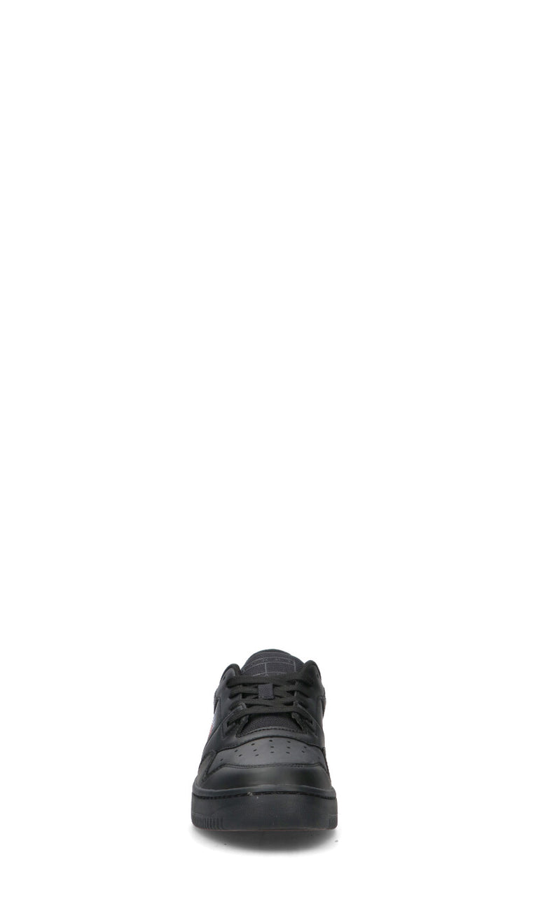 TOMMY HILFIGER JEANS Sneaker donna nera in pelle