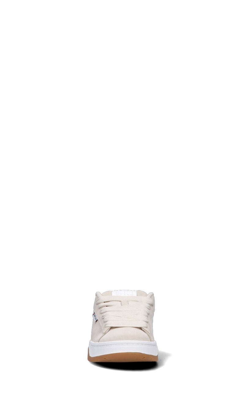 TOMMY HILFIGER JEANS Sneaker donna panna in suede