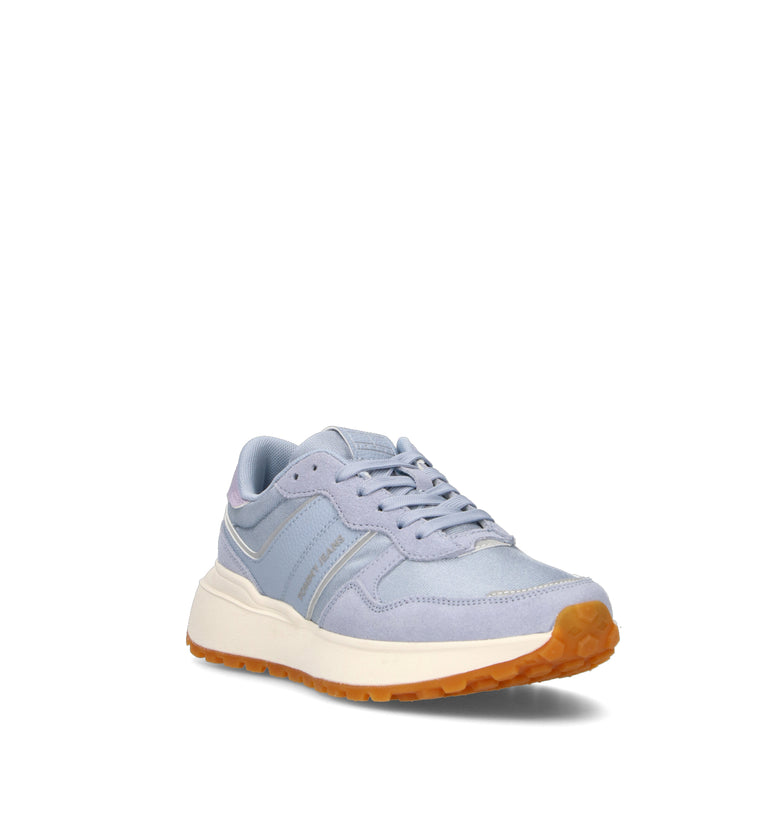 TOMMY HILFIGER JEANS Sneaker donna azzurra
