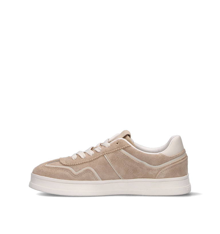 TOMMY HILFIGER JEANS Sneaker donna beige in suede