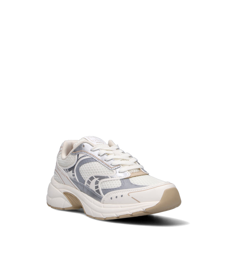 TOMMY HILFIGER JEANS Sneaker donna bianca
