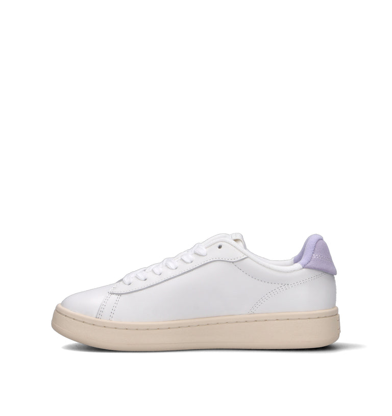 TOMMY HILFIGER JEANS Sneaker donna bianca/lilla in pelle
