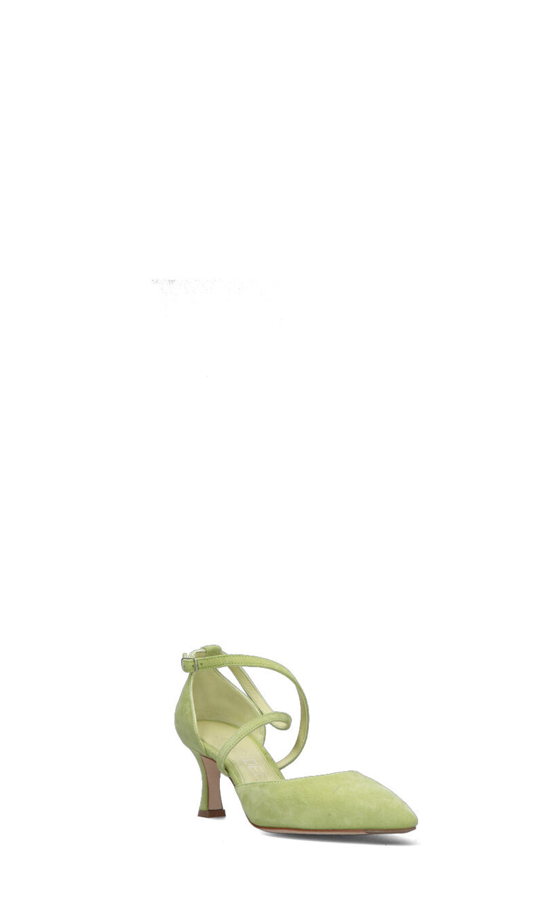 JULIE DEE Decollete donna verde in suede