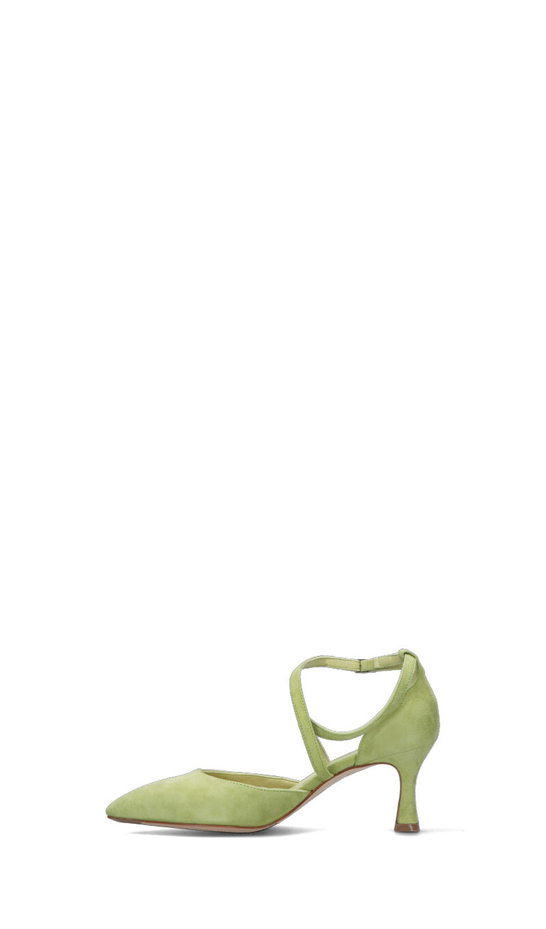 JULIE DEE Decollete donna verde in suede