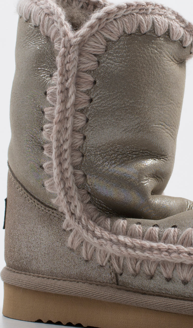 MOU ESKIMO BOOT KID Stivaletto bimba rosa in pelle