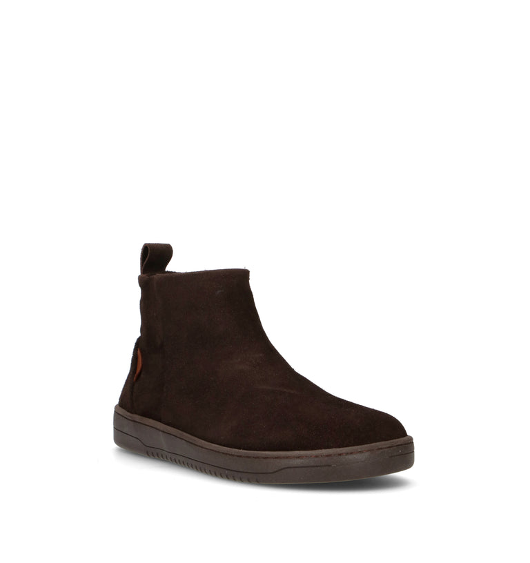 BUENO Sneaker donna marrone in suede