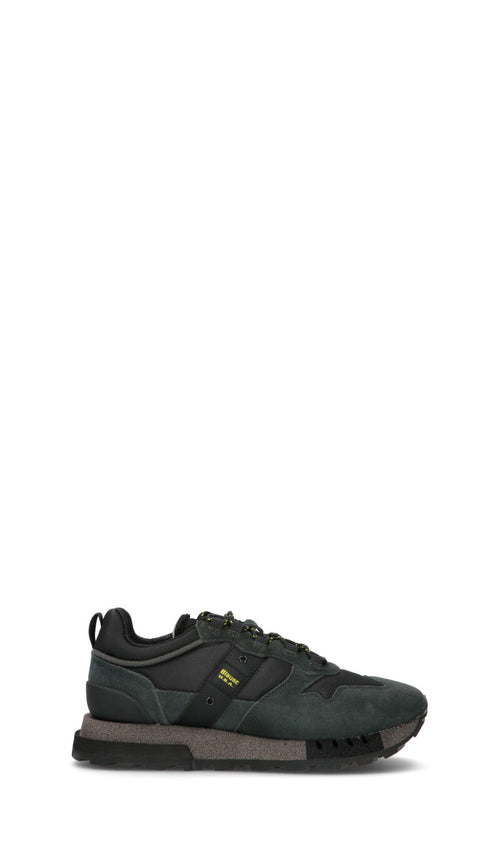 BLAUER Sneaker uomo nera in pelle