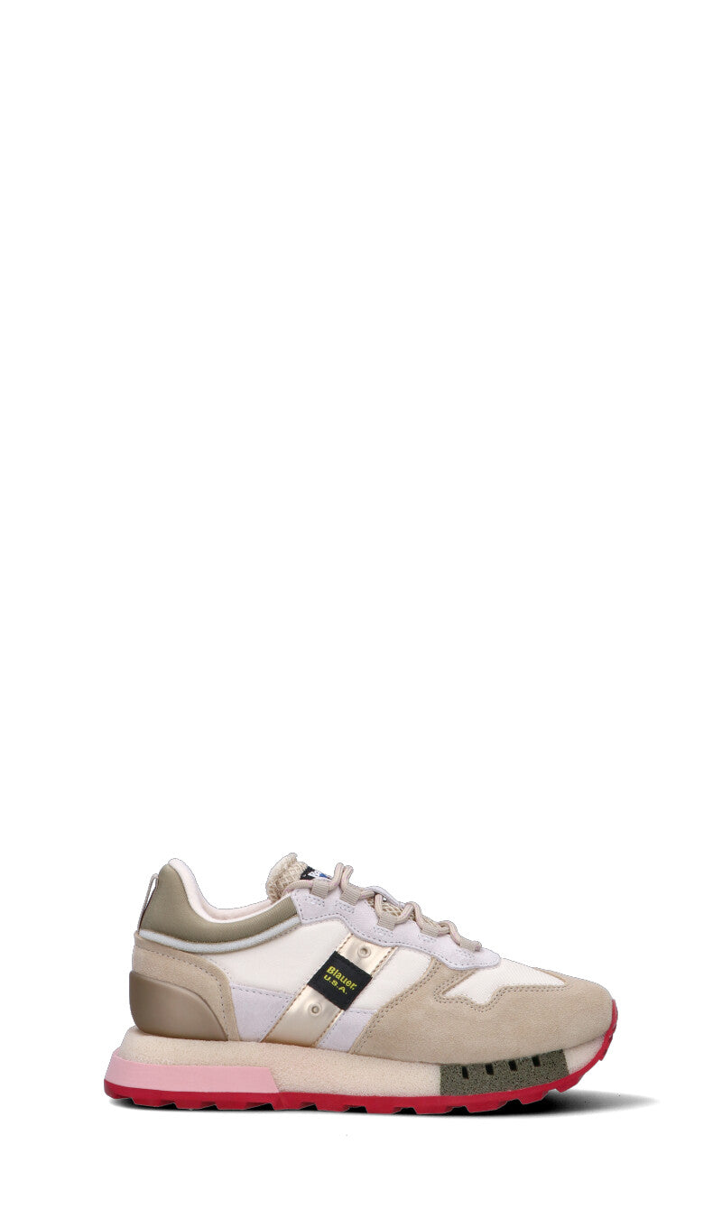BLAUER Sneaker donna beige in pelle