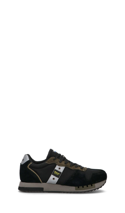 BLAUER Sneaker uomo nera in pelle