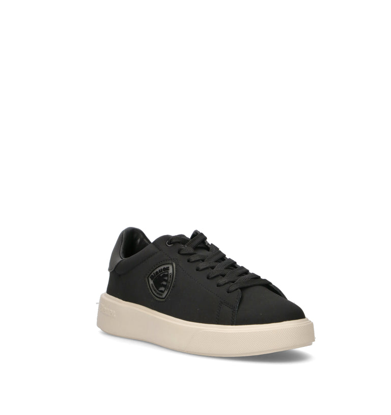 BLAUER Sneaker uomo nera in pelle
