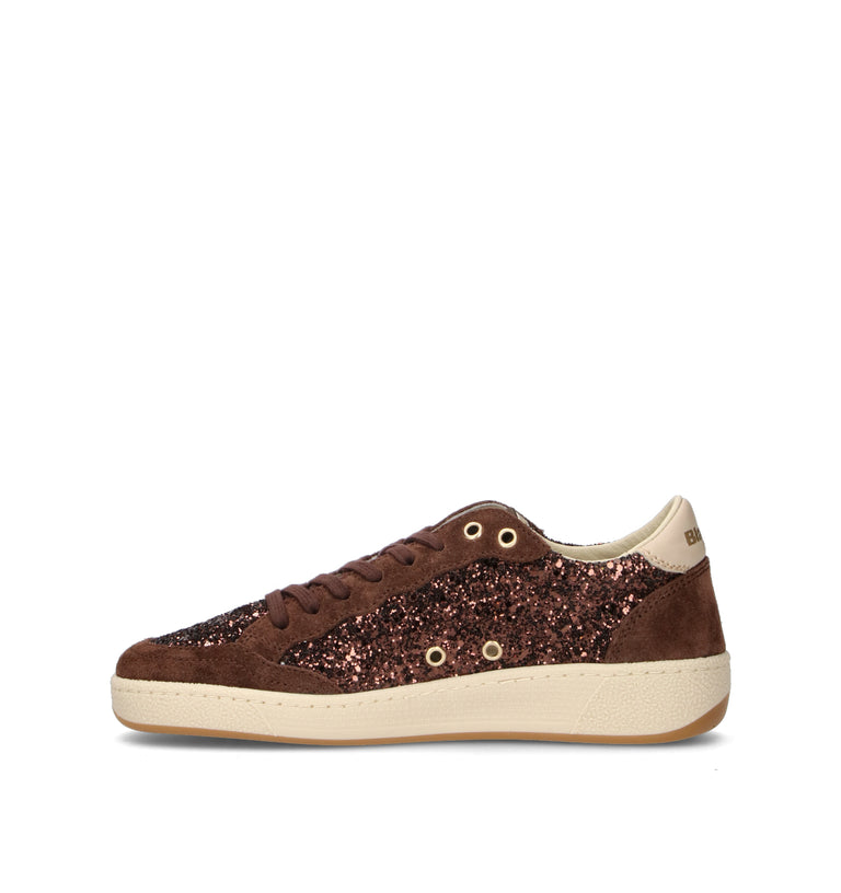 BLAUER Sneaker donna marrone in suede