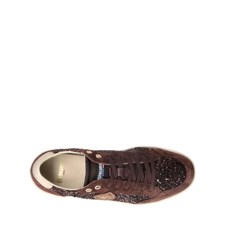 BLAUER Sneaker donna marrone in suede
