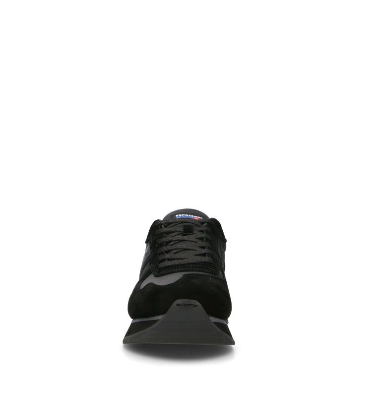 BLAUER Sneaker uomo nera in suede