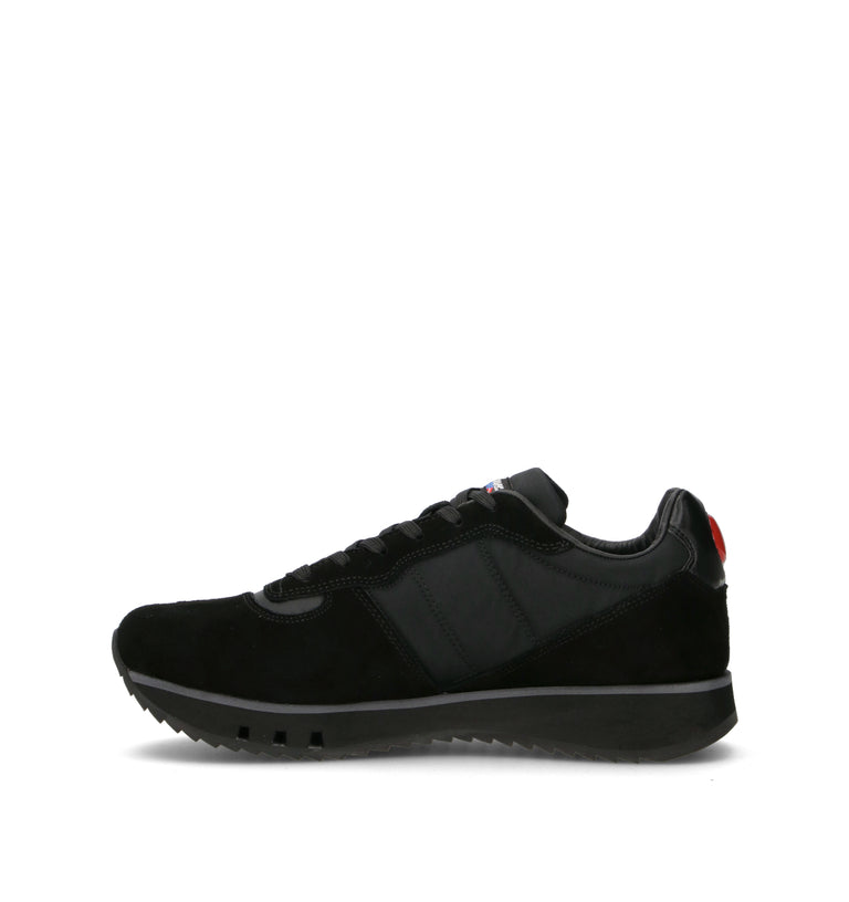 BLAUER Sneaker uomo nera in suede
