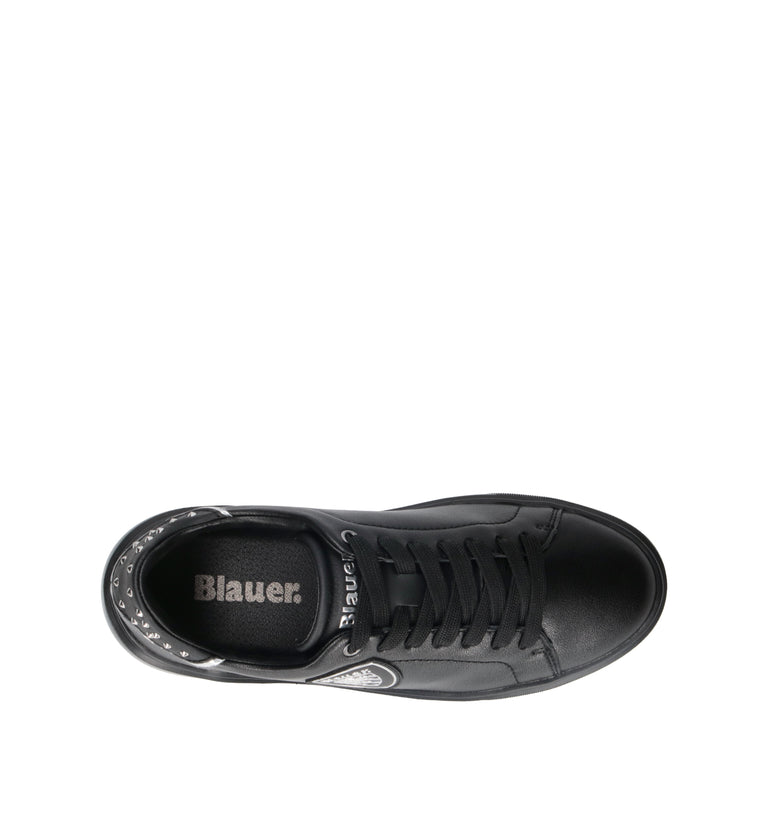BLAUER Sneaker donna nera in pelle