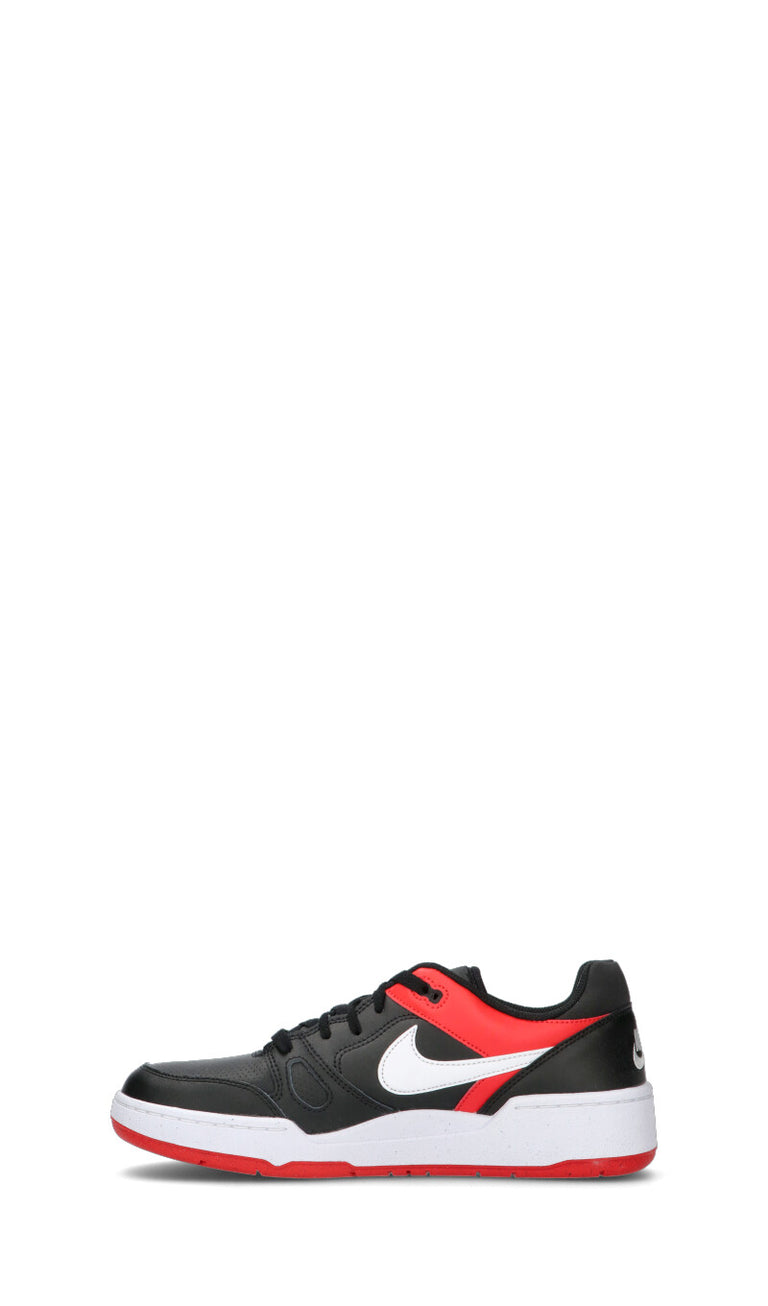 NIKE - FULL FORCE LO Sneaker uomo nera/rossa in pelle
