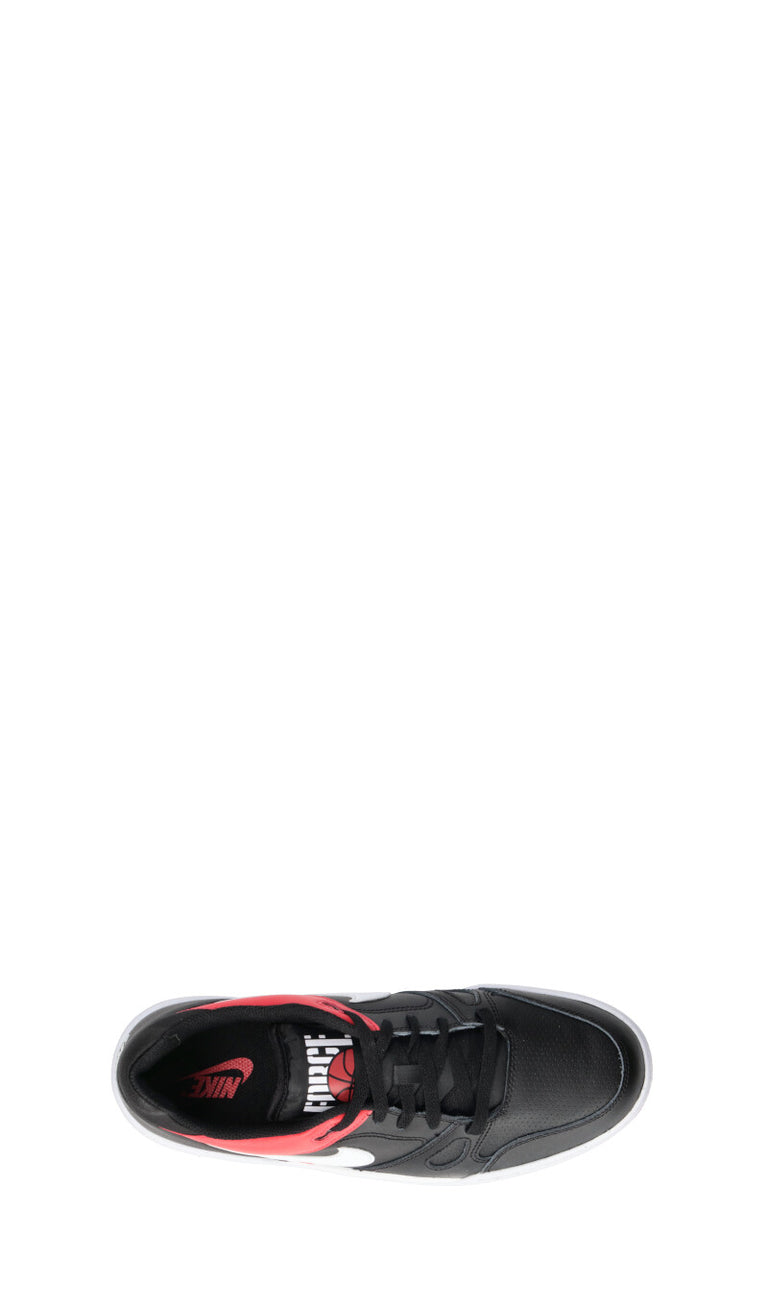 NIKE - FULL FORCE LO Sneaker uomo nera/rossa in pelle
