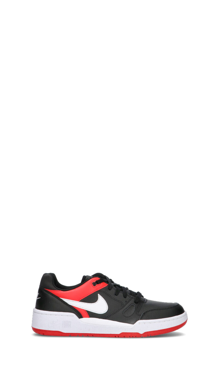 NIKE - FULL FORCE LO Sneaker uomo nera/rossa in pelle