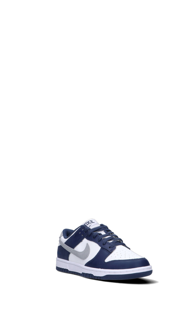 NIKE - DUNK LOW Sneaker uomo bianca/blu