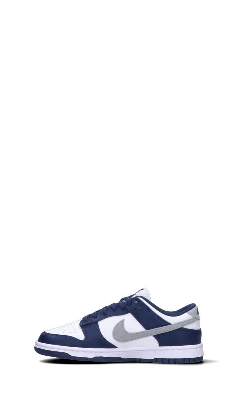 NIKE - DUNK LOW Sneaker uomo bianca/blu