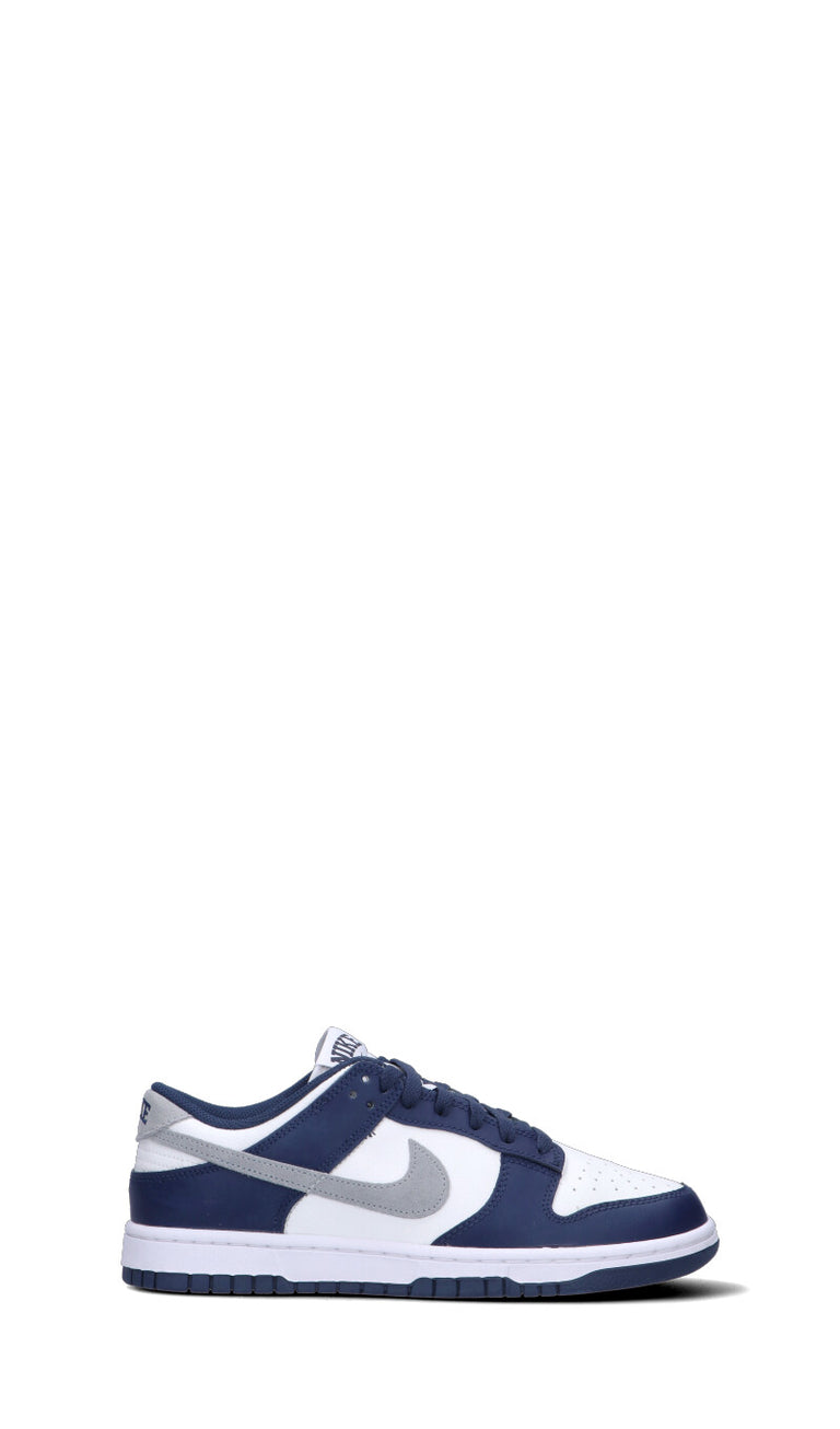 NIKE - DUNK LOW Sneaker uomo bianca/blu