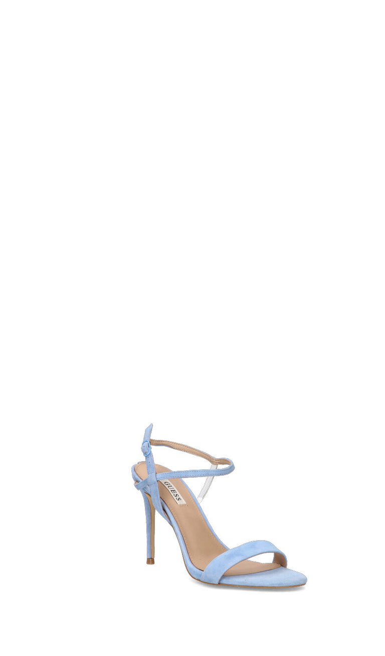 GUESS Sandalo donna azzurro in suede