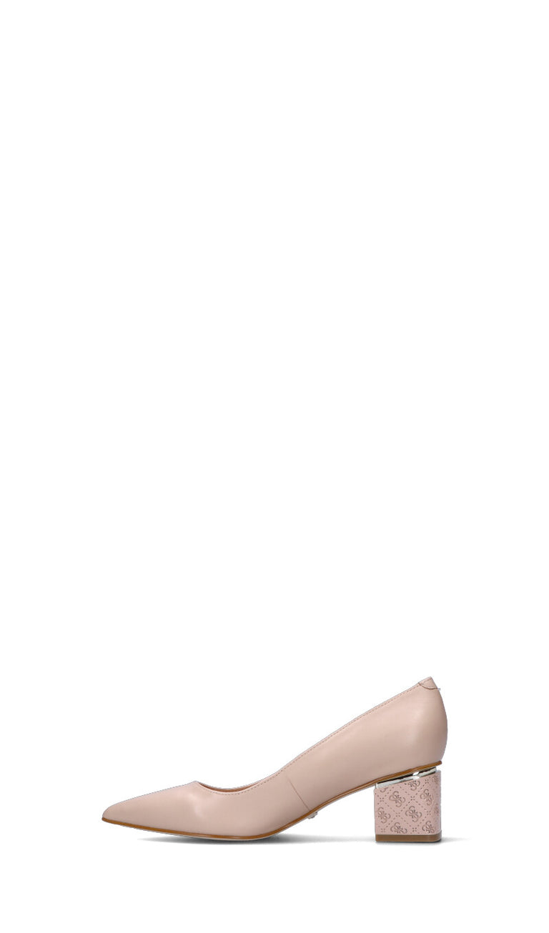 GUESS Decollete donna beige in pelle