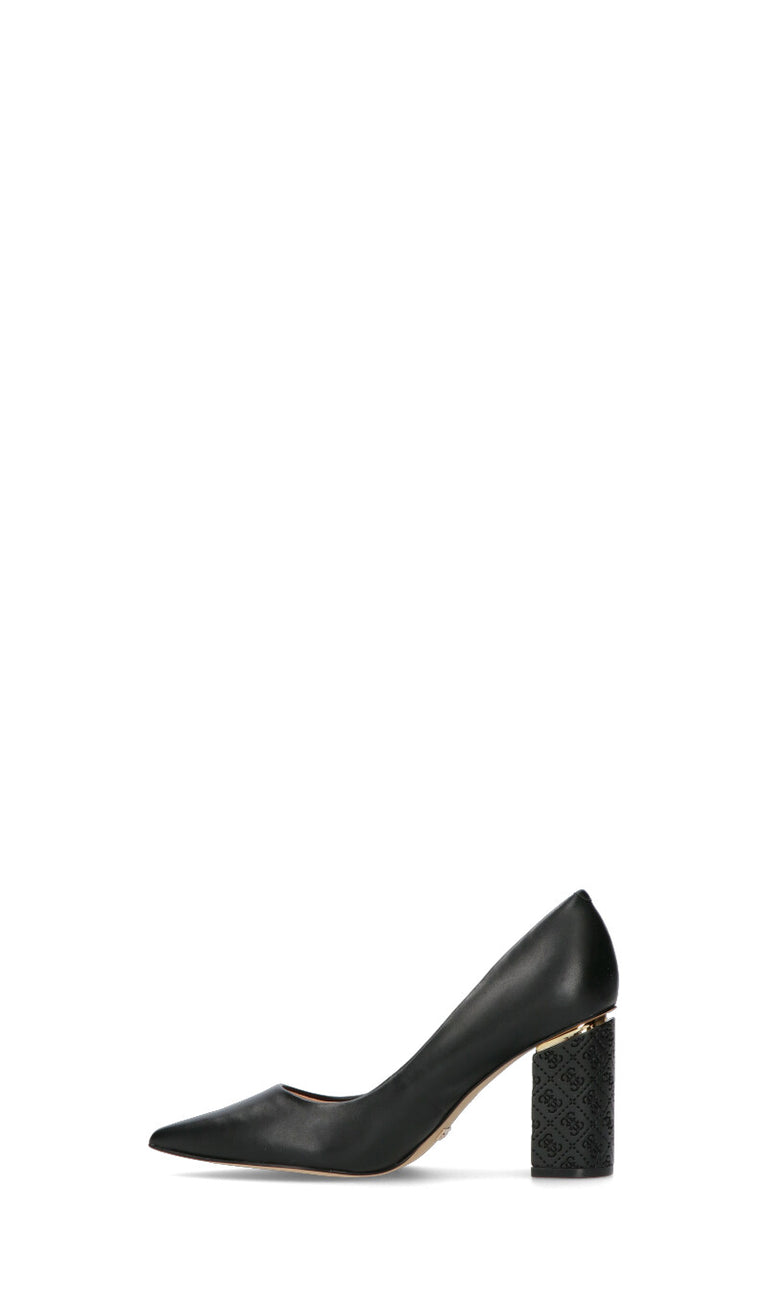 GUESS Decollete donna nera in pelle