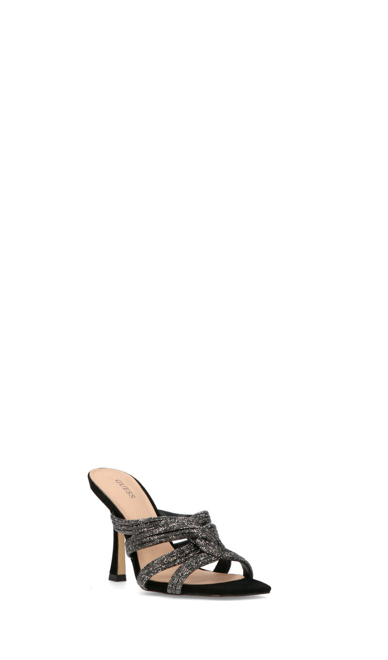 GUESS Ciabatta donna nera in pelle