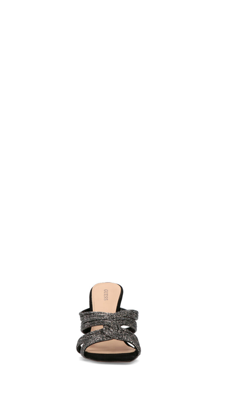 GUESS Ciabatta donna nera in pelle