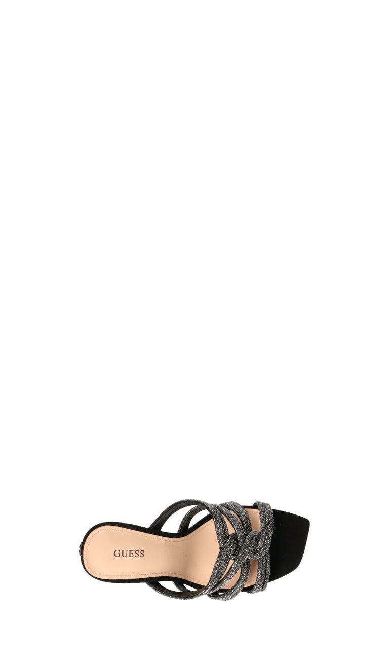 GUESS Ciabatta donna nera in pelle