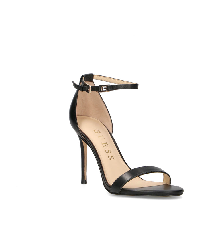 GUESS Sandalo donna nero in pelle