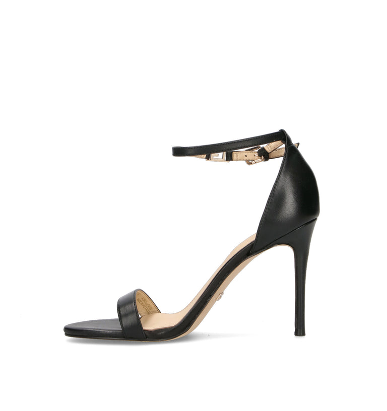 GUESS Sandalo donna nero in pelle