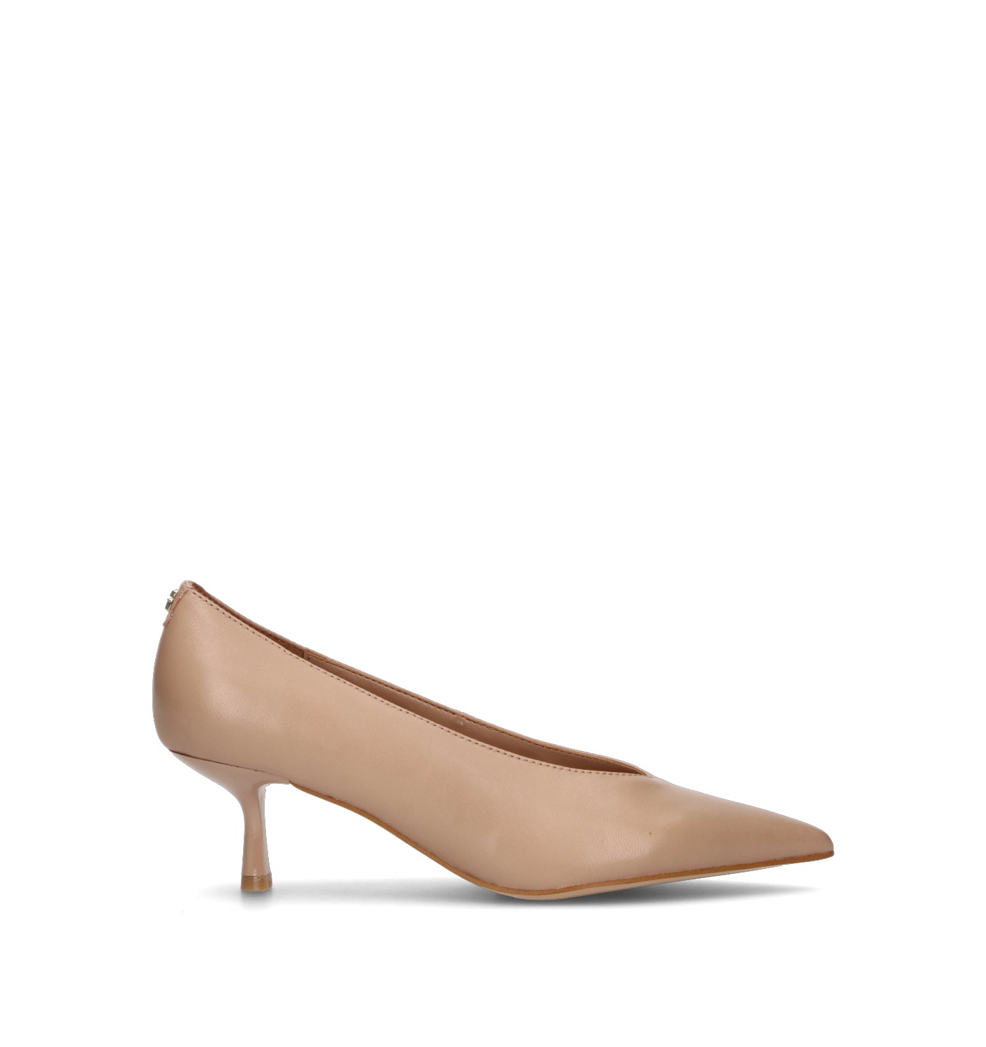 Guess Jesson Escarpins Femme Bout Pointu Bride Cheville – Cuir Crème Talon 4 Cm, Élégance Chic DS24GU33