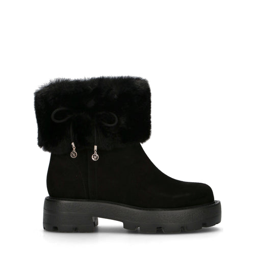 GUESS Stivaletto pelo donna nero