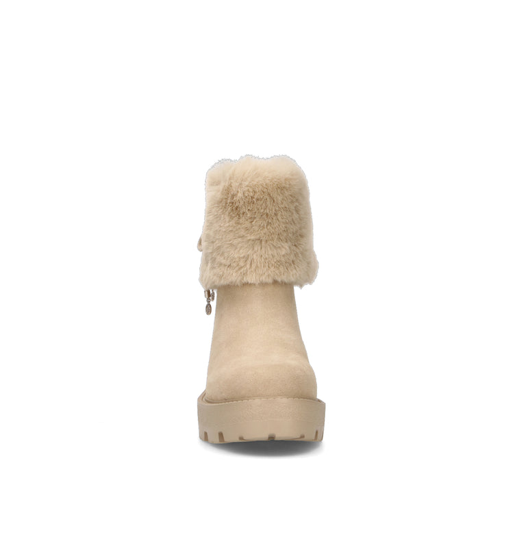 GUESS Tronchetto donna beige in suede