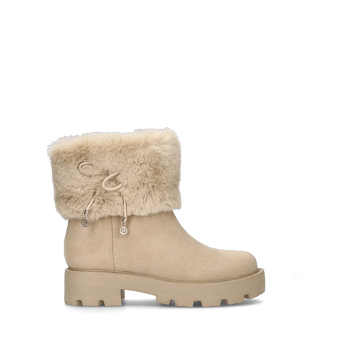 GUESS Tronchetto donna beige in suede