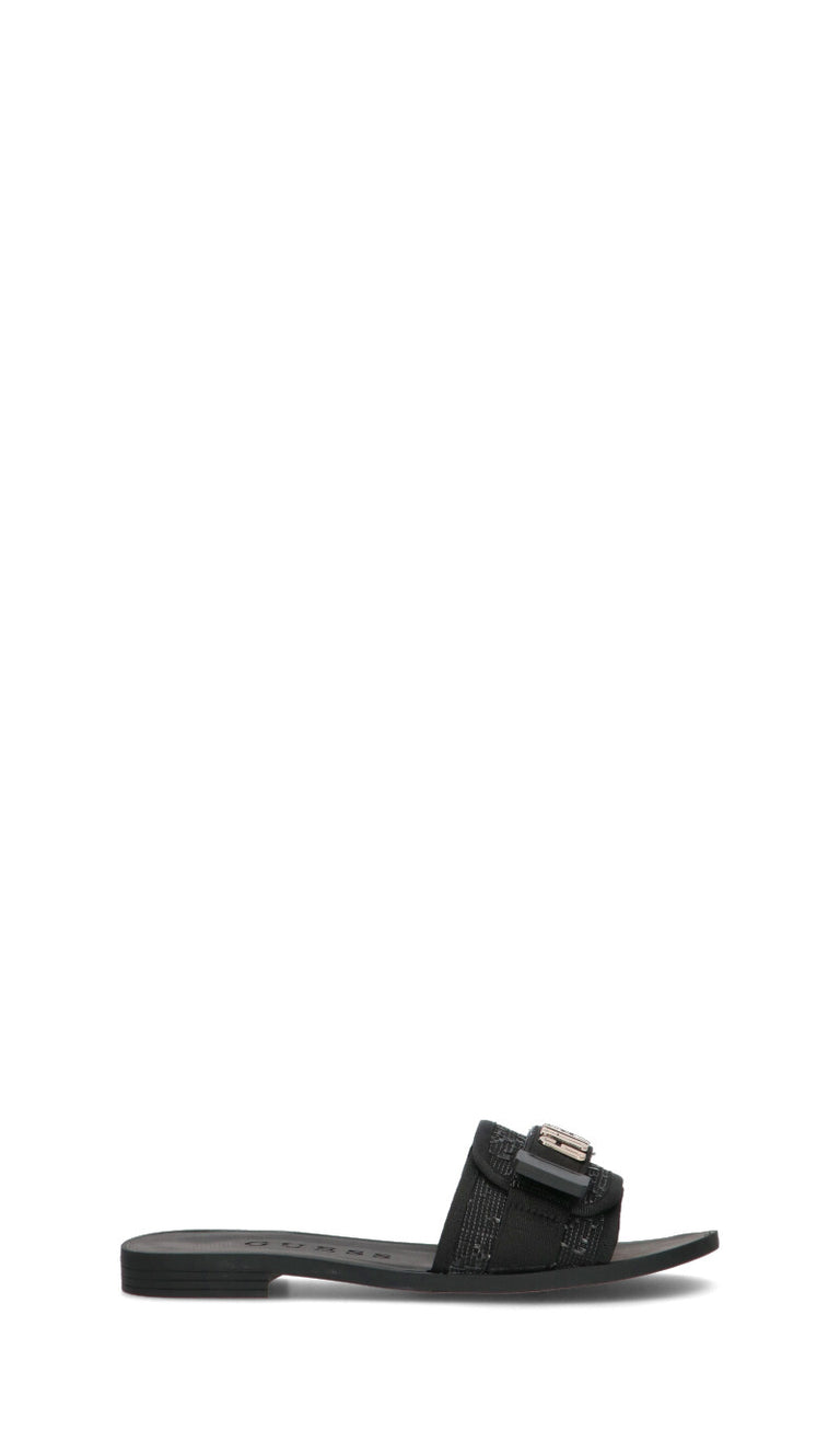 GUESS Ciabatta donna nera in pelle