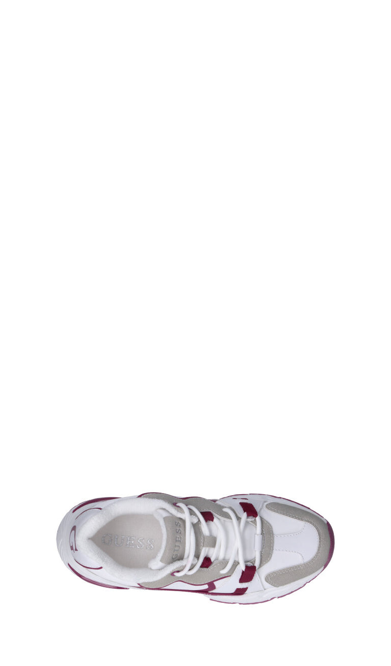GUESS Sneaker uomo bianca/rossa