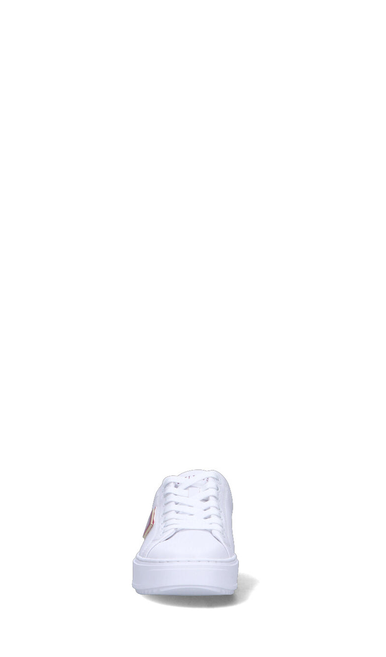 GUESS Sneaker donna bianca/fucsia in pelle