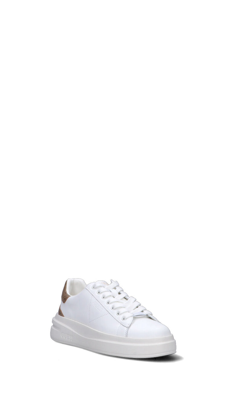 GUESS Sneaker donna bianca/beige in pelle