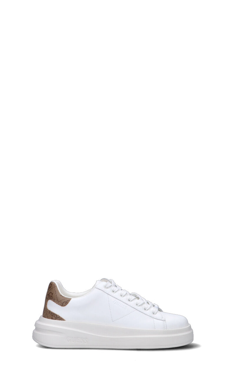 GUESS Sneaker donna bianca/beige in pelle