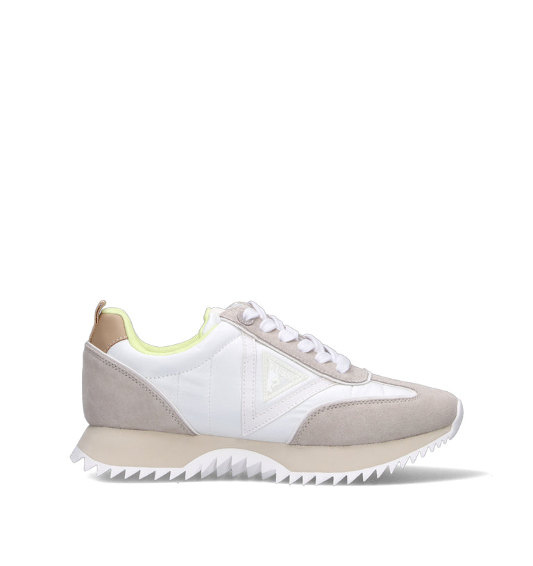 GUESS Sneaker donna bianca/beige