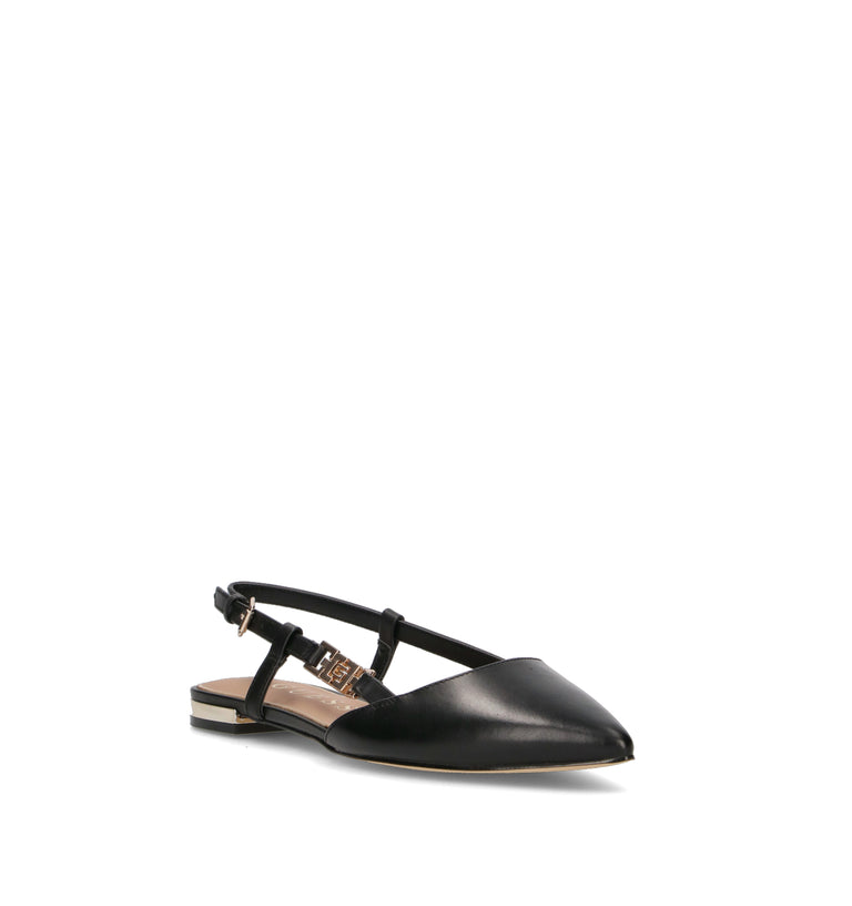 GUESS Slingback donna nera in pelle